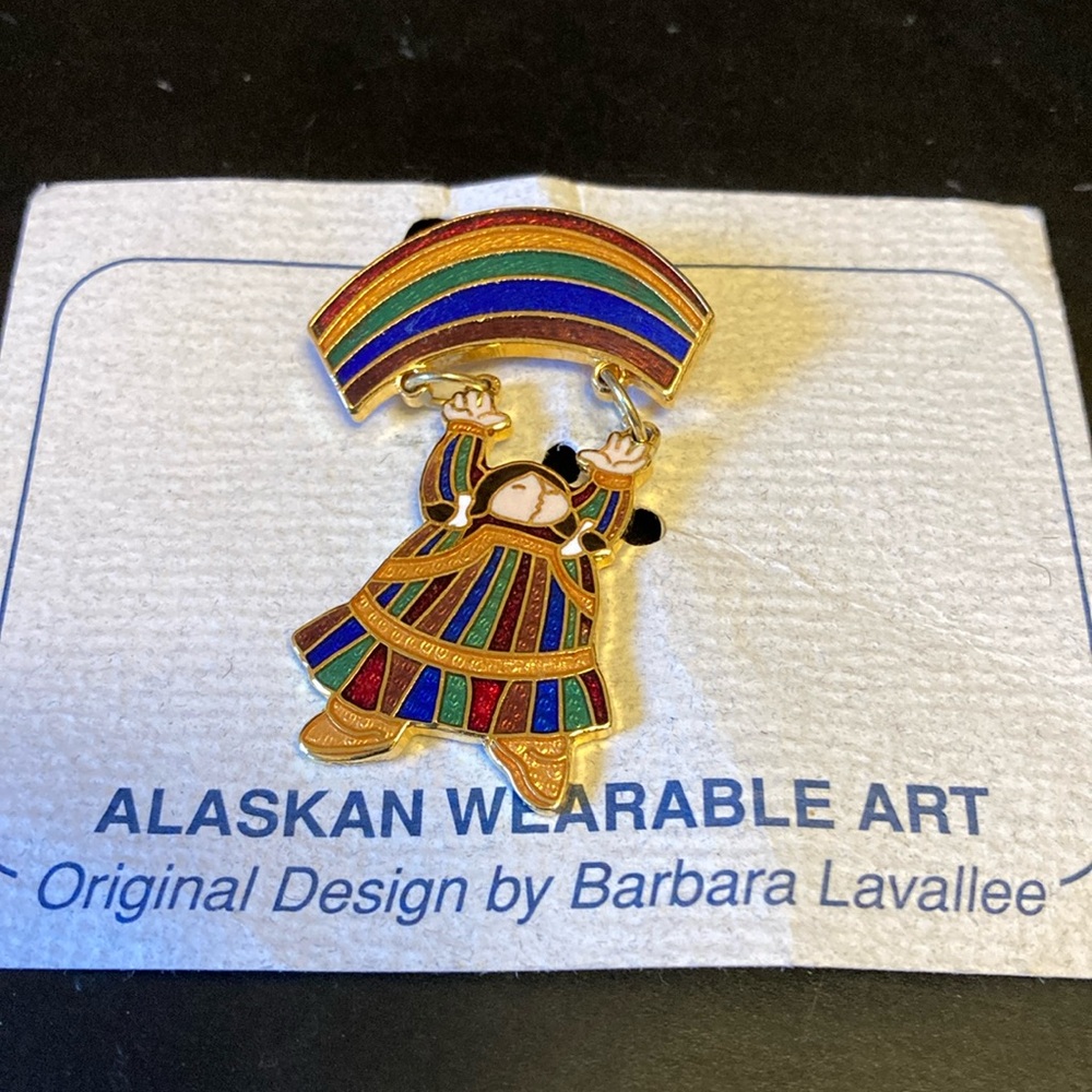 Barbara Lavallee’s Alaskan Designed Pin